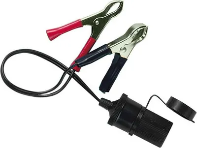 Produktbild von Stromanschluss mit Batterie-Clips 12/24V