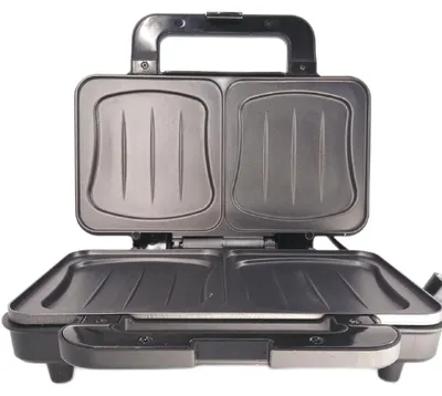 Produktbild von Bestron Sandwichmaker Küchengeräte XL Sandwich Toaster für 2 Sandwiches in Muschelform praktisch schnell