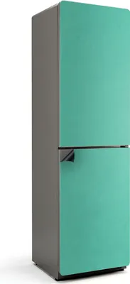 Produktbild von Farbe Mint – Magnetische Kühlschrank Abdeckung – Dekorfolie magnetisch Küche – Kühlschrank Magnet Deko – selbstklebende Magnettafel – Magnetfolie für Kühlschranktür – 60x205 cm