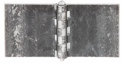Scharnier zum Schweißen, Stahl roh, 80 x 160 mm