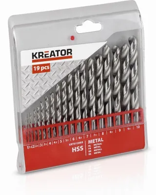 Obrázek produktu pro Sortiment vrtáků HSS do kovu, oceli, dřeva, plastu 1 - 10mm krouticí vrtáky