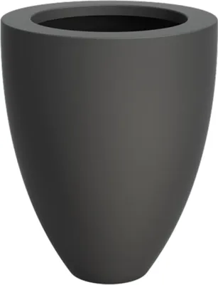 Produktbild von Adezz Canna Pflanzgefäß Fiberglas Pflanzkübel Blumenkübel 80x100 cm schwarz