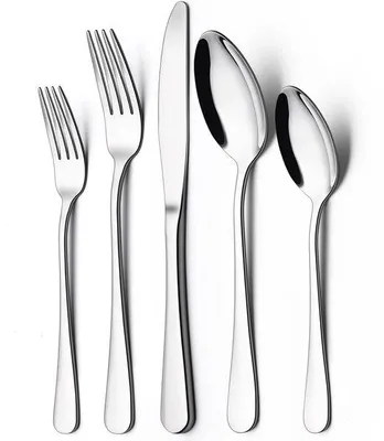 Produktbild von Famanu Besteckset 30-teilig für 6 Personen - Edelstahl, spülmaschinenfest