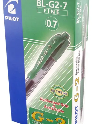 Image de Pilot G2-07 Stylo à encre gel vert - Set de 12 pièces