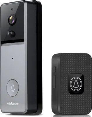 Produktbild von Denver Denver VDB-216 - Video-Türklingel - Drahtlos - Kamera - Smart Home - Wifi - TUYA - Grau