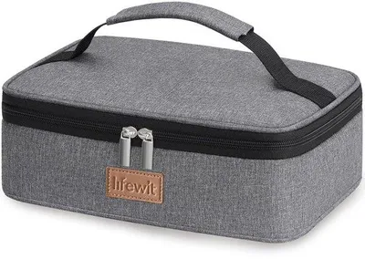 Image de Sac isotherme de pique-nique, pliable, portable, 4 L, gris