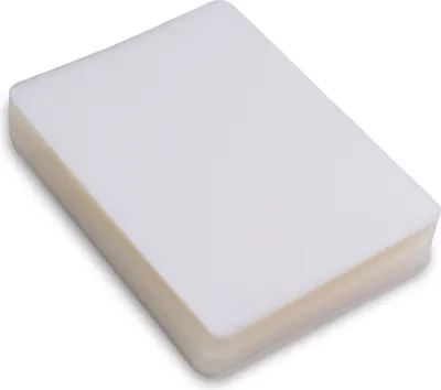 Produktbild von Laminierfolie glänzend für DIN A7 (111 x 80 mm), 100 Stück, 125 µ - Laminiertaschen für Heißlaminierung