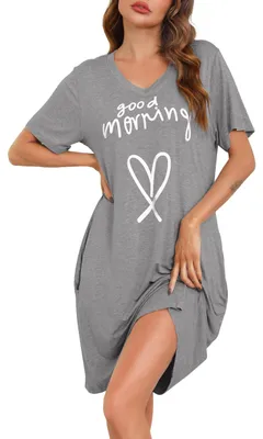 Image de Pyjama femme, manches courtes, tissu modal imprimé, doux, idéal pour l'été