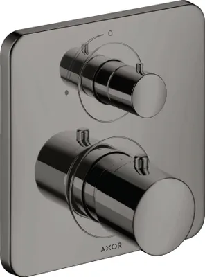 Produktbild von Thermostat AXOR CITTERIO M UP 1 Verbr m Abstellventil pol. bl chr 1 Verbraucher, mit Abstellventil polished black chrome