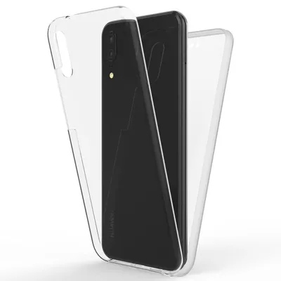 Obrázek produktu pro NALIA 360° pouzdro na mobilní telefon pro Huawei P20, Full Cover Case Bumper Screen Protector Transparent