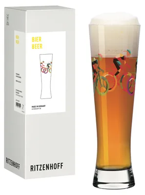 Immagine prodotto di Bicchiere da birra Ritzenhoff Radsport, capacità 396 ml, in vetro di cristallo, prodotto in Germania