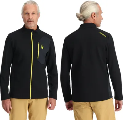 Obrázok produktu pre Spyder Bandit Full Zip Zipp Jacket Pánska fleecová bunda 38A485324 BLK2 : S Veľkosť - Oblečenie: S