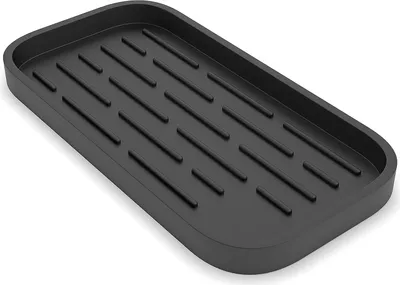 Produktbild von Schwammablage  Silikon Spülbecken Organizer-Silikon Schwammhalter Spüle Schmal Abtropfmatte Schwamm