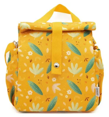 Productafbeelding van Isolatietas voor kinderen met dierenprint - 21 x 16 cm - Oranje | van Sassi Junior