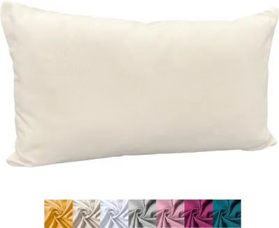 Produktbild von heimtexland ® Deko Kissenhülle Baumwolle Kissen Bezug Natur Dekokissen Typ849 Natur 30x50 cm