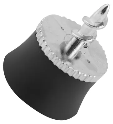Produktbild von Schwarzer Golfball-Aufnehmer aus Silikonlegierung mit Saugnapf