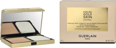 Produktbild von Guerlain Parure Gold Skin Control, Kompaktes Gehäuse, Pulver, Jeder Hauttyp, Aufhellend, Aufpolsterung, Glättend, Licht, Neutral