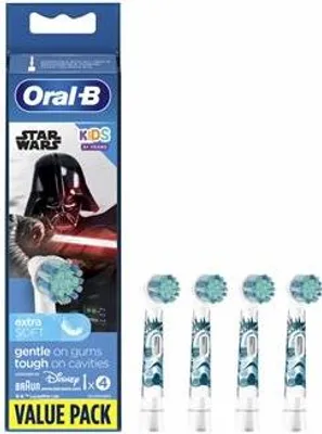 Produktbild von Oral-B Aufsteckbürsten EB10S-4 StarWars 4er