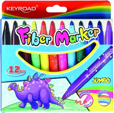 Obrázok produktu pre Popisovače Jumbo 12 ks, KEYROAD