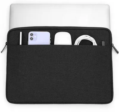 Produktbild von Famanu Laptophoes 15-16 Zoll mit Aufbewahrungstasche - Schwarz