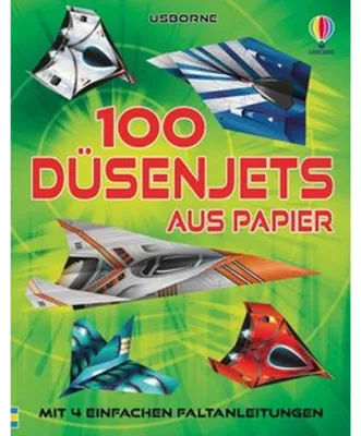 Image de Usborne Düsenjets Bastelset: 100 farbige Motivbögen mit Faltanleitungen