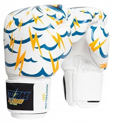 Produktbild von StormCloud Monstercloud Muay Thai Handschuhe Leder 16 oz