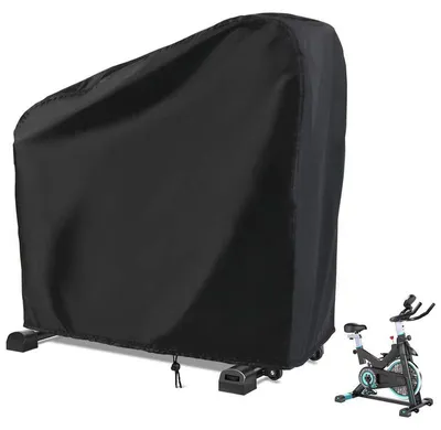Produktbild von Schutzhülle Fitnessbike 210D Oxford Gewebe 140x60x160 cm Staubschutz Abdeckung Indoor Cycling Bike wasserabweisend Kordelzug