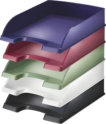 Produktbild von Leitz Briefkorb Style 52540069 DIN A4 titan blau