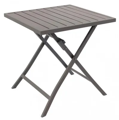 Immagine prodotto di Tavolo Alabama 70x70x73 h cm in Alluminio Taupe
