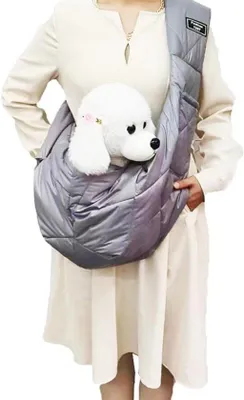 Produktbild von Famanu Tragetasche für kleine Haustiere 1–7 kg – Gepolsterte Handsfree Tragetasche für Hunde und Katzen