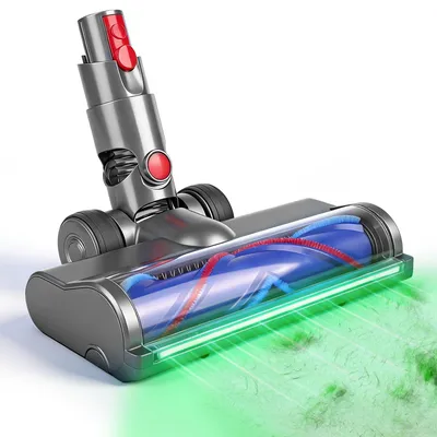 Vloerborstel mit grünem LED-Licht für Dyson V12/V10 Slim