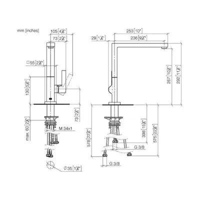Produktbild von Dornbracht 33826680-00 EHM für Spül-/ Profibrause LOT