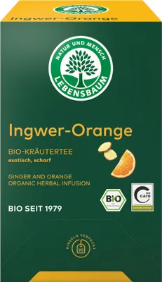 Produktbild von Ingwer Orange Gastro 40g - Kräutertee von Lebensbaum