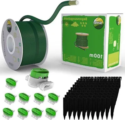 Image de Kit de délimitation 100 m vert pour tondeuse robot, entretien du jardin