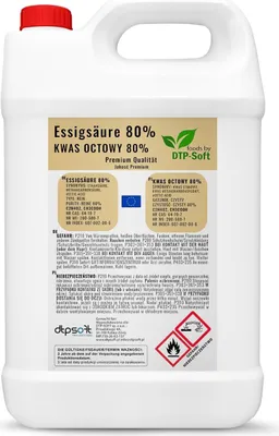 Produktbild von 5L Essigsäure 80%  Essigessenz