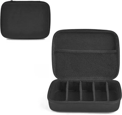 Produktbild von Reisebrille Organizer - Brillenhalter für Männer mit verstellbaren Fächern - Brille Case für mehrere Paare