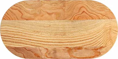 Produktbild von vidaXL Tischplatte Hellbraun 80x40x4 cm Massivholz Eiche Oval