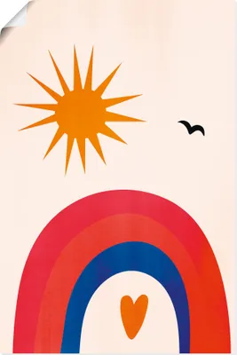 Produktbild von ARTland Poster Glückliche Tage  Größe: 80x120 cm