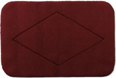 Produktbild von Rhomtuft Badteppich Raute abgerundet Farbe cardinal Größe 70x120 cm