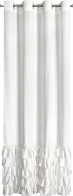 Zdjęcie produktu dla Eurofirany 454016, Przezroczysty, Biały, Wzór, Poliester, Oczko, 200 g/m²