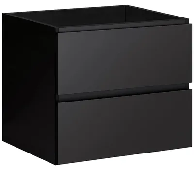 Imagen del producto de Mueble de baño para debajo del lavabo Carole - negro mate - 69x48x45 cm