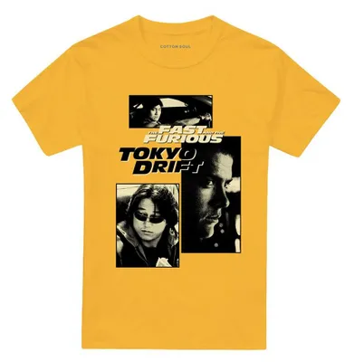 Produktbild von Fast & Furious Tokyo Drift - T-Shirt für Herren/Damen Uni TV35115 (3XL) (Gold)