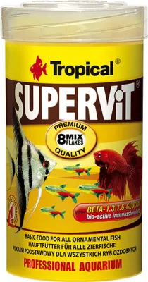 Zdjęcie produktu dla Tropical Supervit 300ml - pokarm w płatkach Tropical