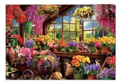 Produktbild von Educa Garden Cabin Puzzle 1500 Stücke Mehrfarbig  Kinder Mehrfarbig One Size
