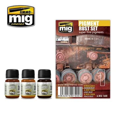 Obrázok produktu pre Torro PIGMENT RUST SET A.MIG-7400