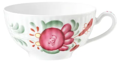 Produktbild von Seltmann Weiden Teeobertasse Amina Ostfriesenrose, Becher, Porzellan, Bunt, 140 ml, 001.774593