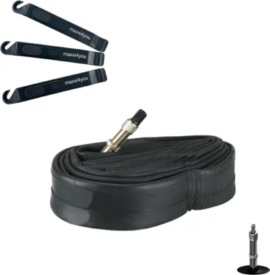 Produktbild von 1 x maxxi4you Fahrradschlauch DV 20" Zoll 40/62-406/428 (20 x 1,50 - 20 x 2,40) inkl. maxxi4you Reifenheber