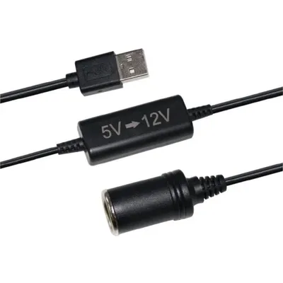 Immagine prodotto di adattatore da 5V a 12V per presa accendisigari USB - Dispositivi HTC - 12W e cavo da 120 cm
