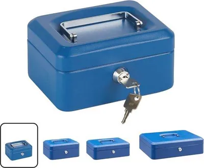 Produktbild von Famanu Geldkiste mit Schlüssel und Einsatz - 15 cm