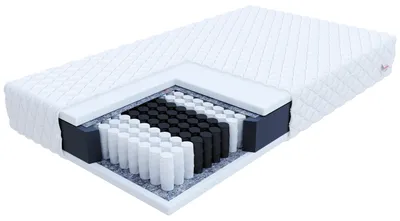 Immagine prodotto di Materasso a molle insacchettate Treviso – 7 zone, grado di rigidità H2, circa 16 cm, rivestimento sfoderabile 160x200 cm